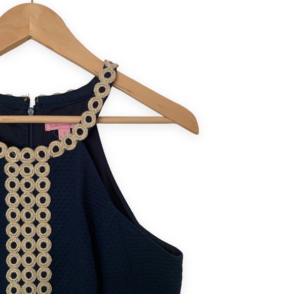 Lilly Pulitzer Sasha Dress Navy - Picture 4 of 14